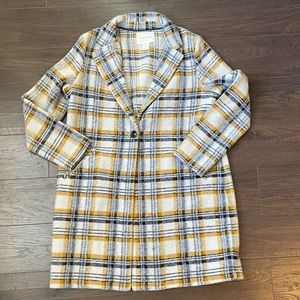 Cynthia Rowley plaid coat